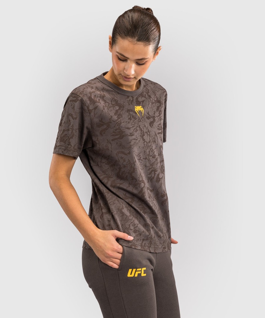 ufc fusion by venum fight week Γυναικείο Κοντομάνικο Βαμβακερό t-shirt - Γήινο Καφέ