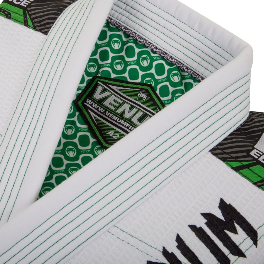 venum elite bjj gi - ΛευκόΠράσινο