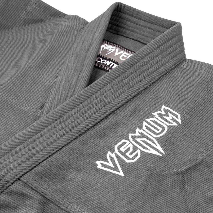 Παιδικό gi bjj venum contender Δωρεάν λευκή ζώνη - Γκρι