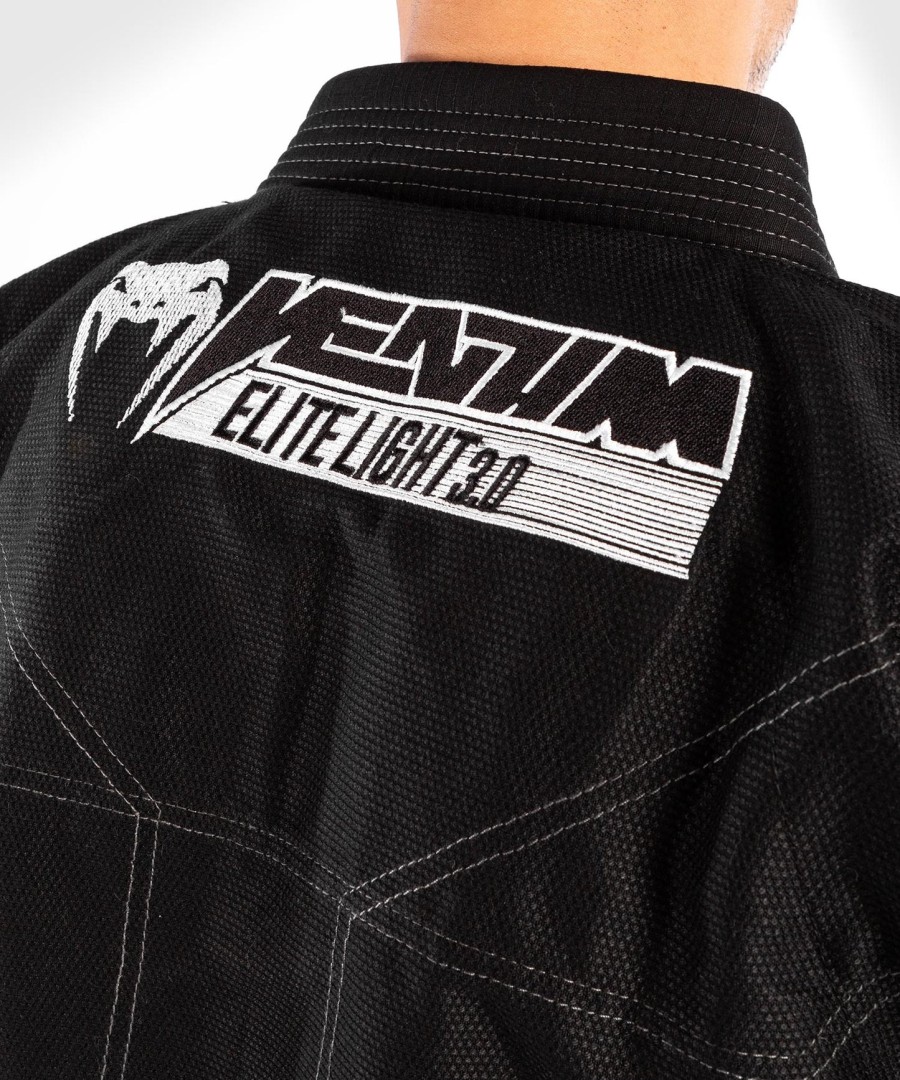 venum elite light 3.0 bjj gi - Μαύρο