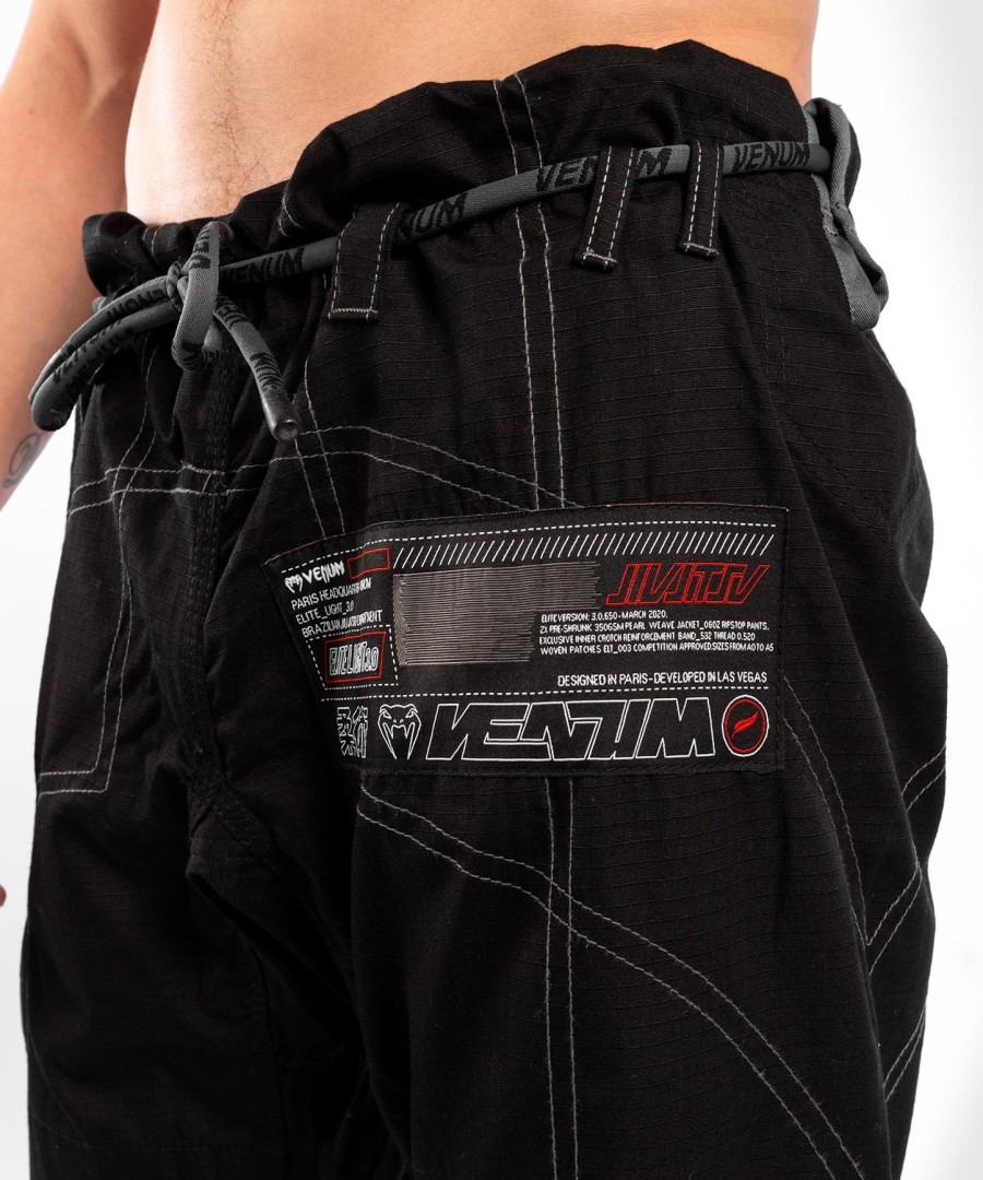venum elite light 3.0 bjj gi - Μαύρο