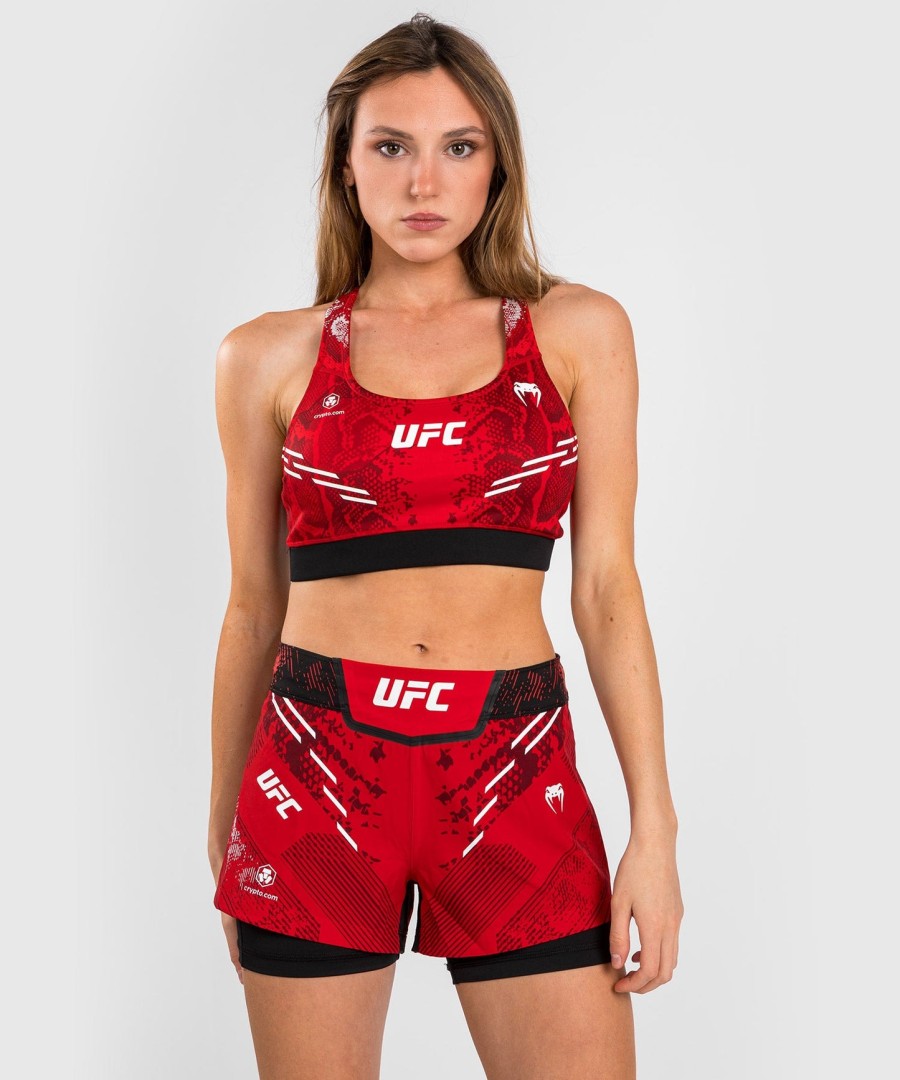 Αθλητικό Σουτιέν ufc adrenaline by venum authentic fight night για Γυναίκες - Κόκκινο
