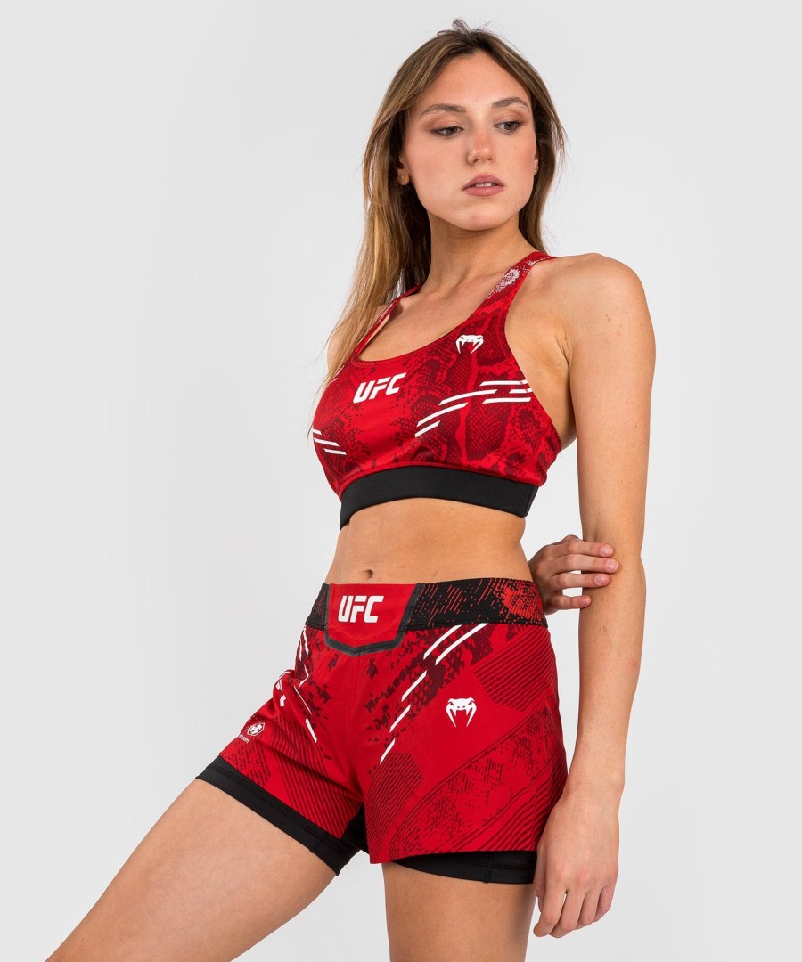 Αθλητικό Σουτιέν ufc adrenaline by venum authentic fight night για Γυναίκες - Κόκκινο