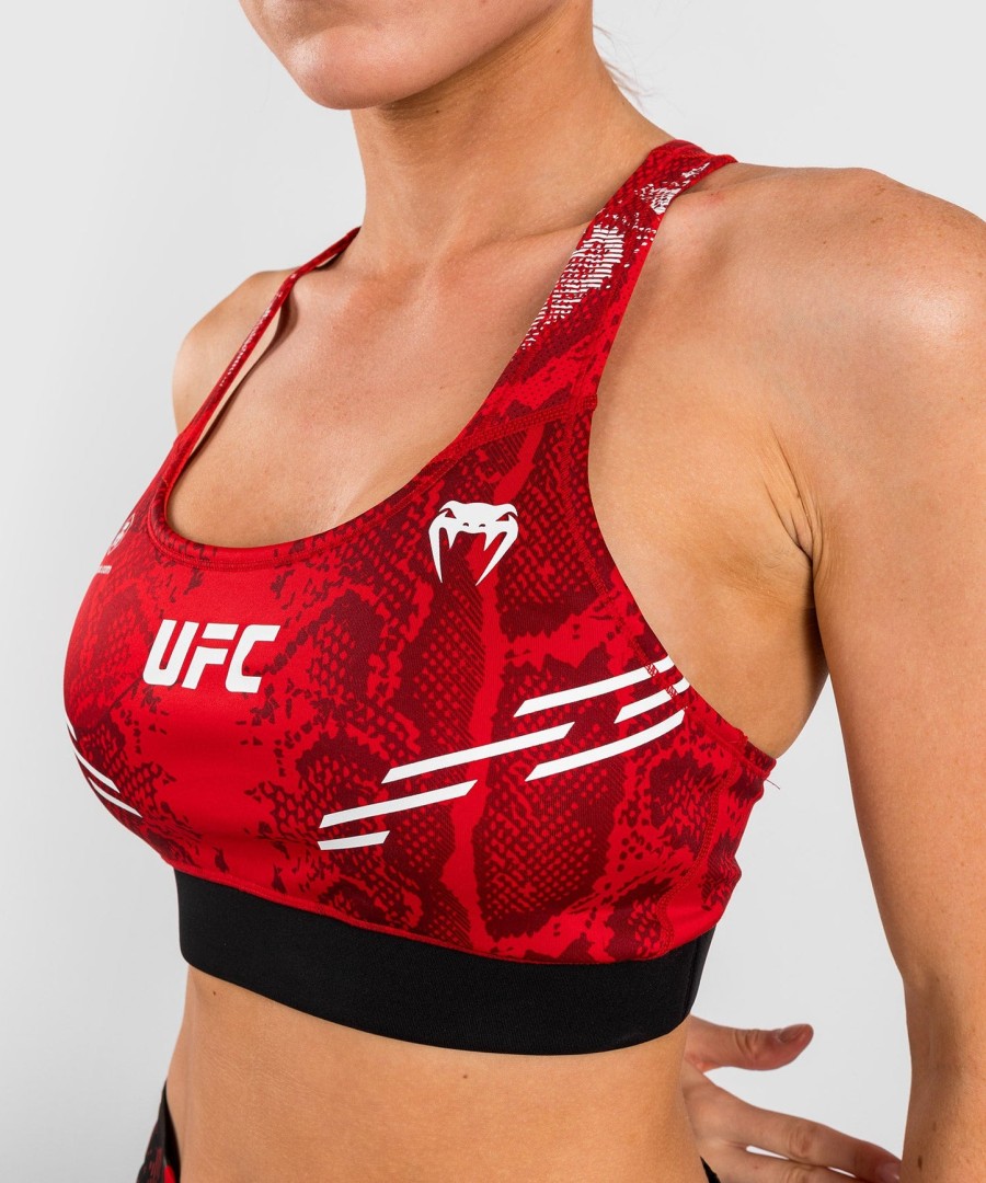 Αθλητικό Σουτιέν ufc adrenaline by venum authentic fight night για Γυναίκες - Κόκκινο