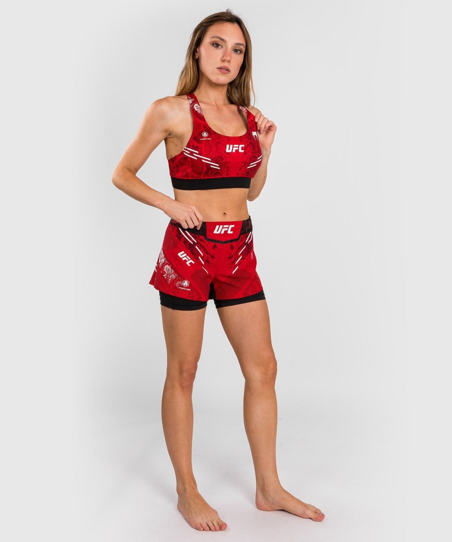 Αθλητικό Σουτιέν ufc adrenaline by venum authentic fight night για Γυναίκες - Κόκκινο