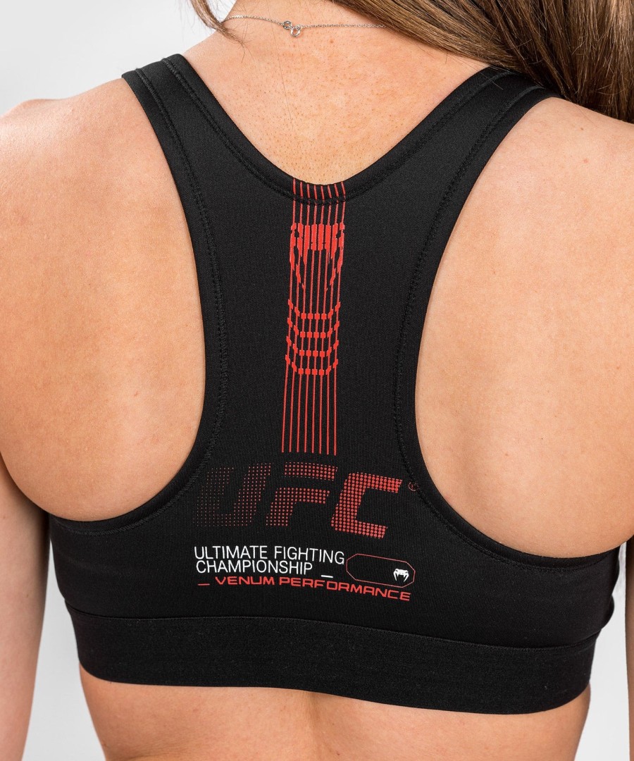 Αθλητικό Σουτιέν ufc adrenaline από venum fight week για Γυναίκες - Μαύρο