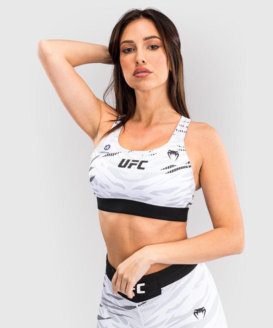 Αθλητικό Σουτιέν ufc fusion από venum authentic fight night για Γυναίκες - Λευκό