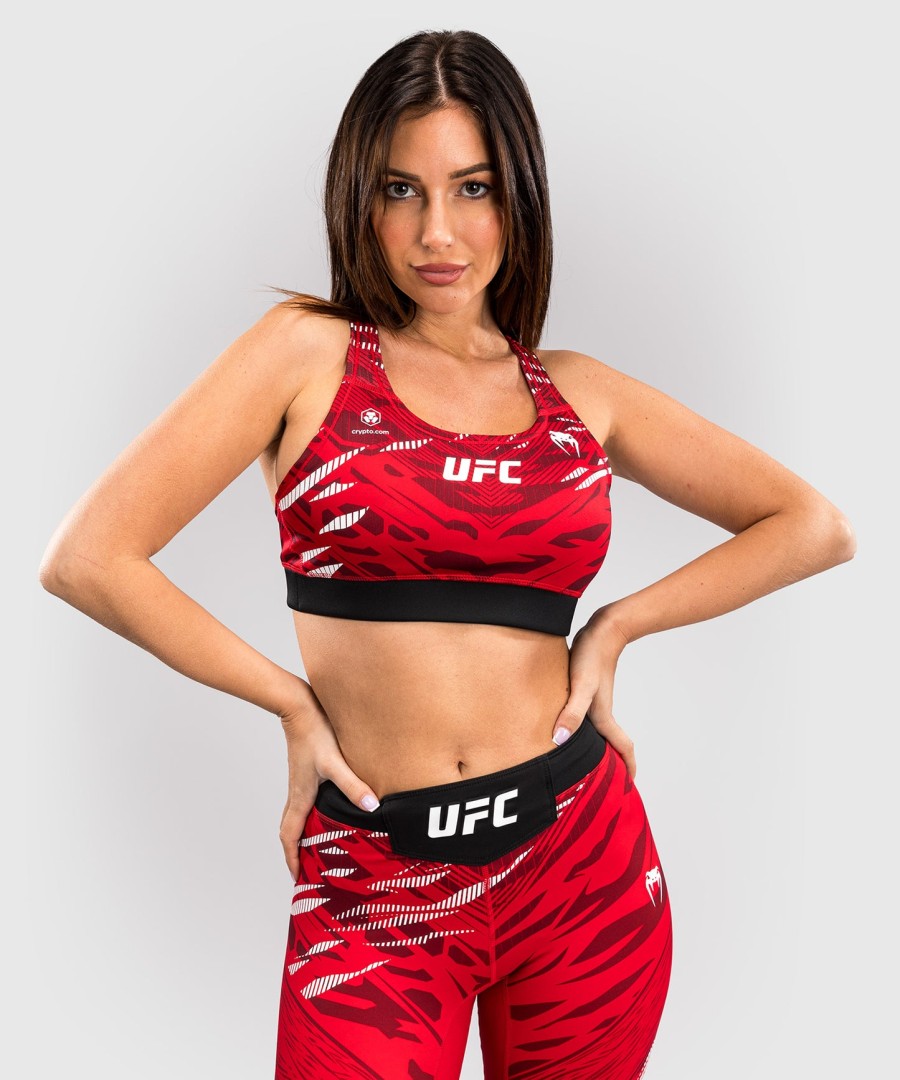 Αθλητικό Σουτιέν ufc fusion by venum authentic fight night για Γυναίκες - Κόκκινο