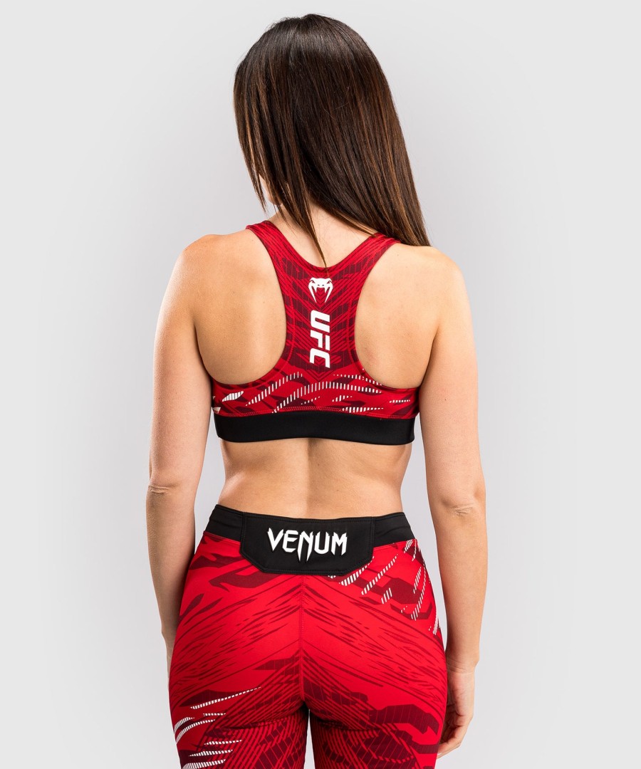 Αθλητικό Σουτιέν ufc fusion by venum authentic fight night για Γυναίκες - Κόκκινο