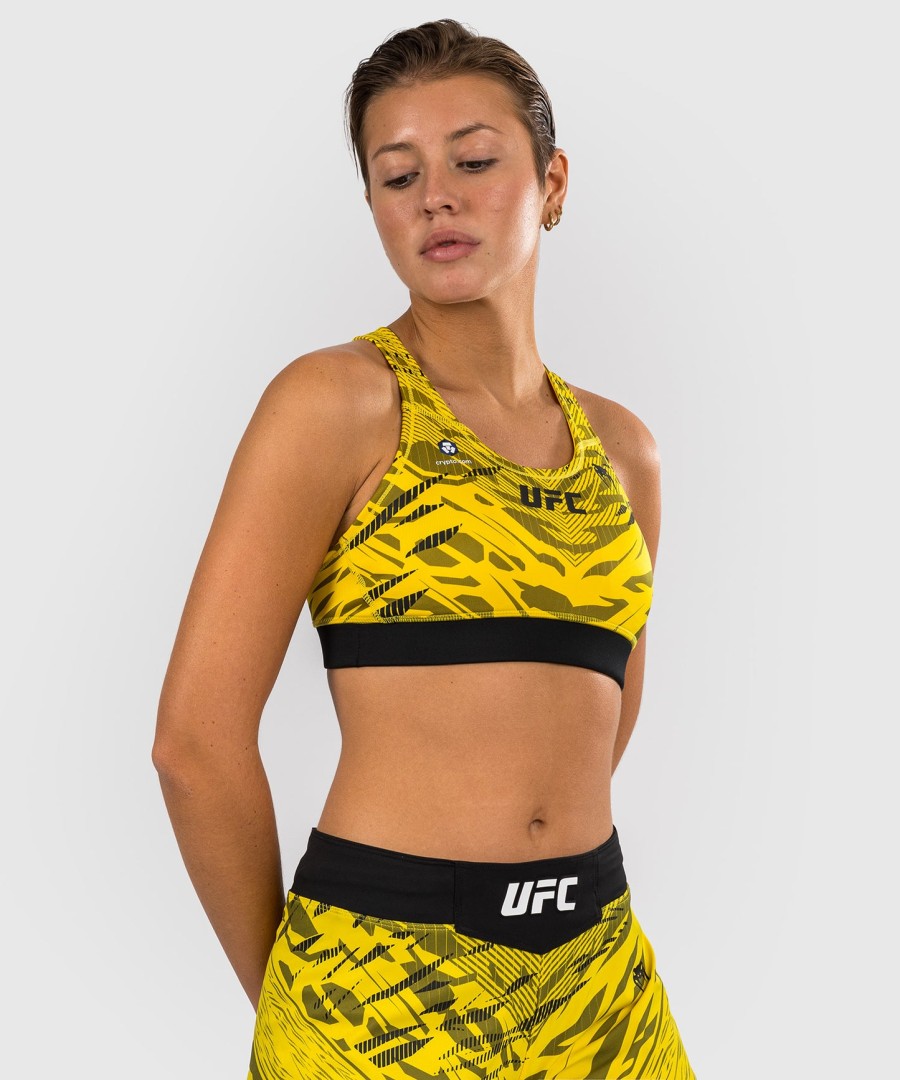 Αθλητικό Σουτιέν ufc fusion by venum authentic fight night για Γυναίκες - Κίτρινο