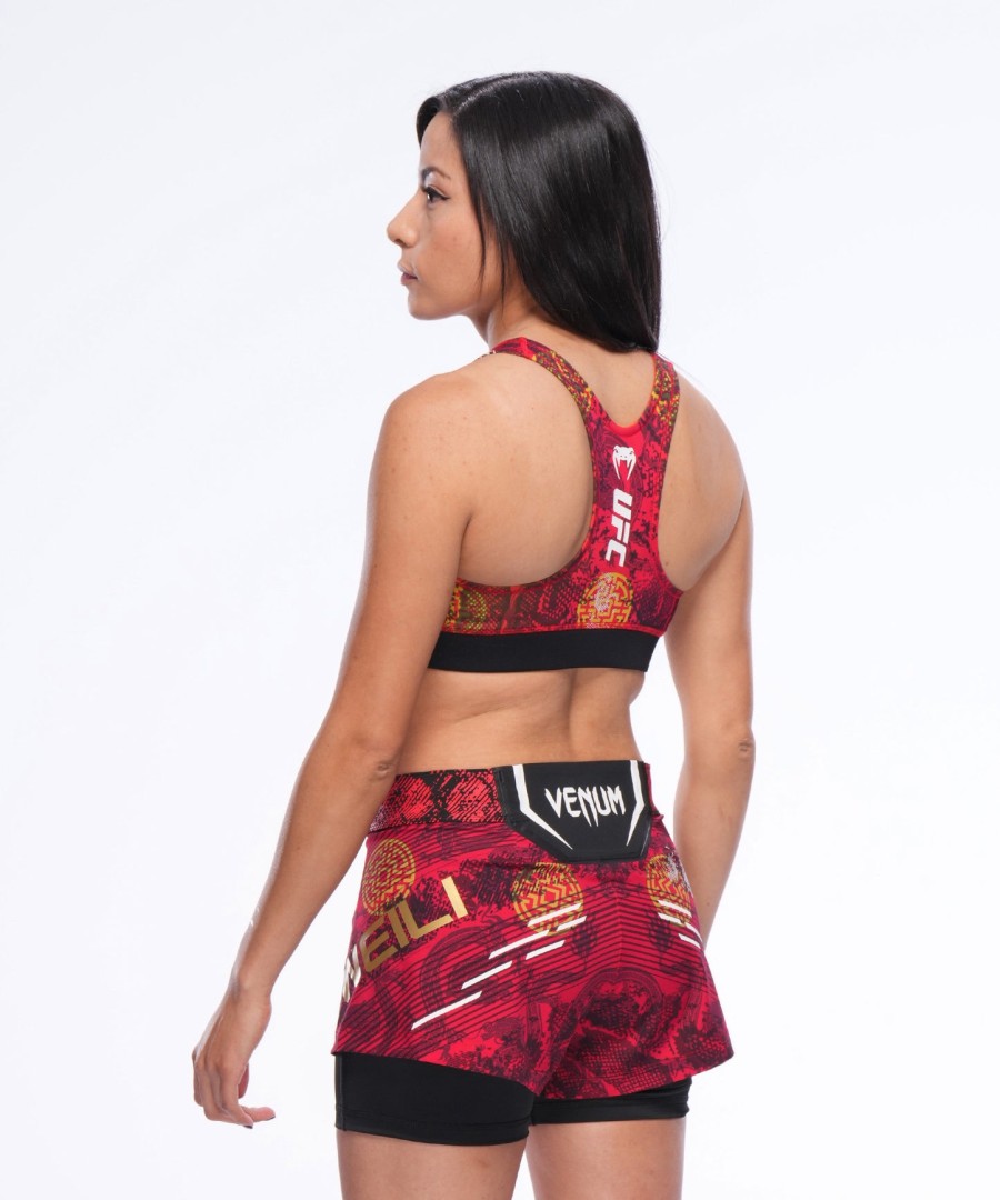Αθλητικό σουτιέν zhang weili για γυναίκες ufc unrivaled by venum red