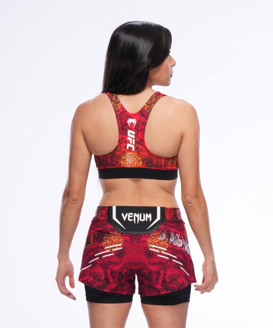 Αθλητικό σουτιέν zhang weili για γυναίκες ufc unrivaled by venum red