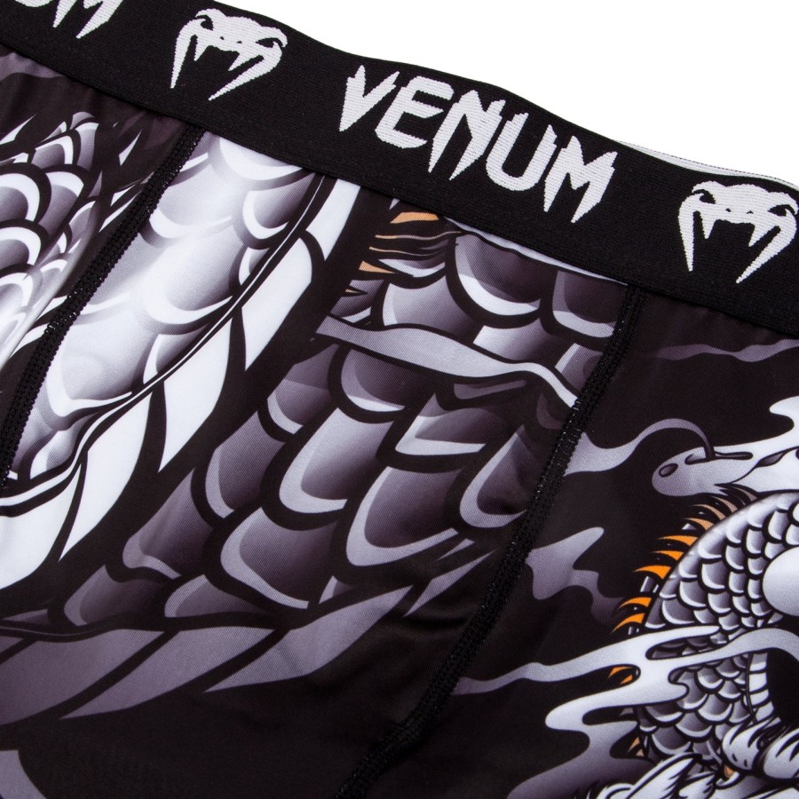 Σορτς συμπίεσης venum dragon flight - ΜαύροΛευκό
