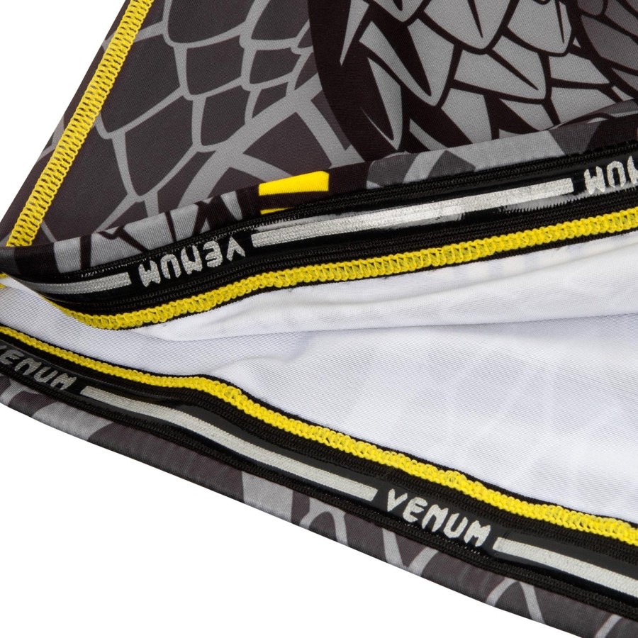 venum snaker rashguard - Κοντά μανίκια - ΜαύροΚίτρινο