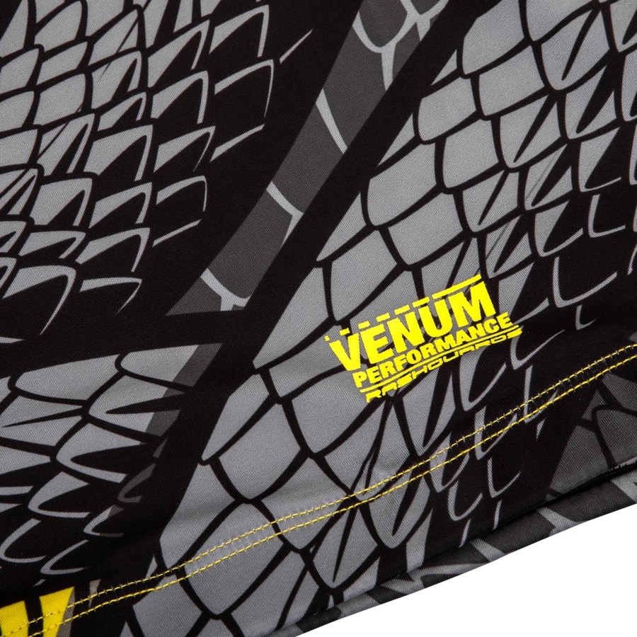 venum snaker rashguard - Κοντά μανίκια - ΜαύροΚίτρινο