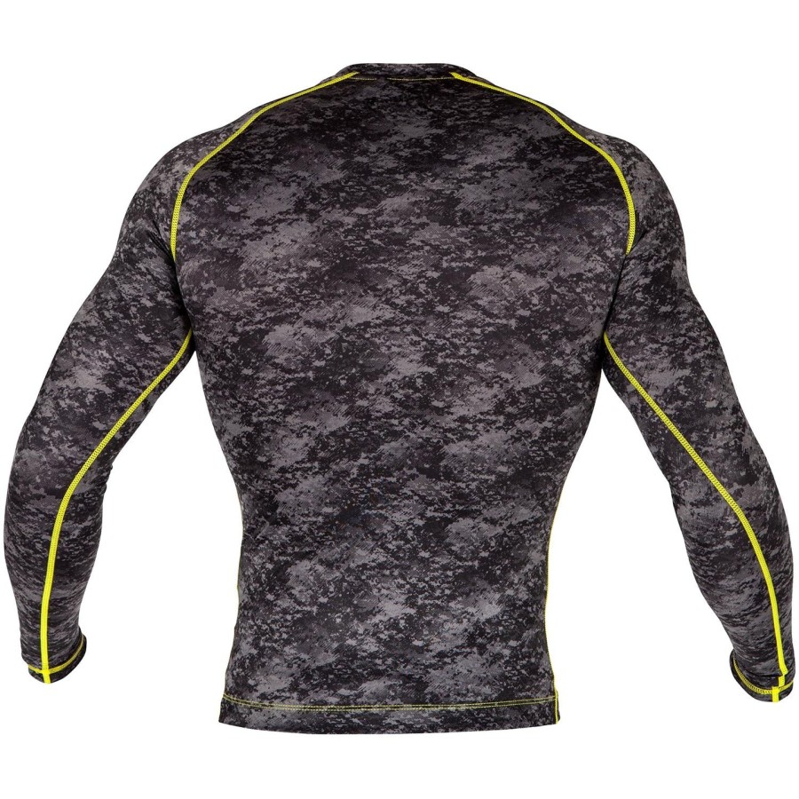 venum tramo rashguard - Μακριά μανίκια - ΜαύροΚίτρινο