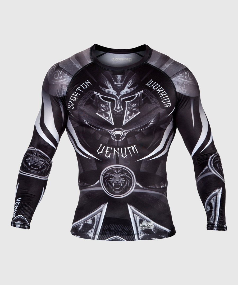venum gladiator 3.0 rashguard - Μακριά μανίκια - ΜαύροΛευκό
