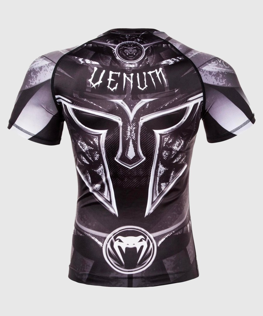 venum gladiator 3.0 rashguard - ΜαύροΛευκό - Κοντά Μανίκια
