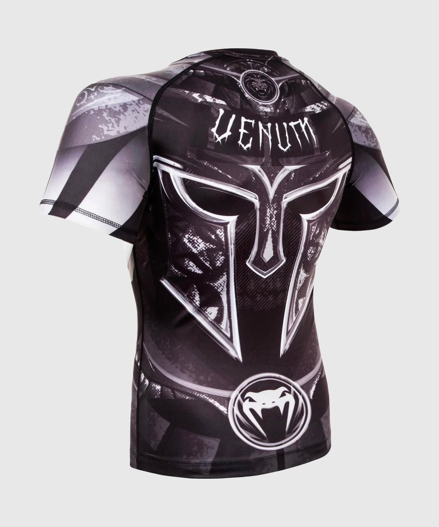 venum gladiator 3.0 rashguard - ΜαύροΛευκό - Κοντά Μανίκια