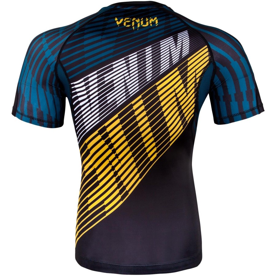 venum plasma rashguard - Κοντά μανίκια - ΜαύροΚίτρινο