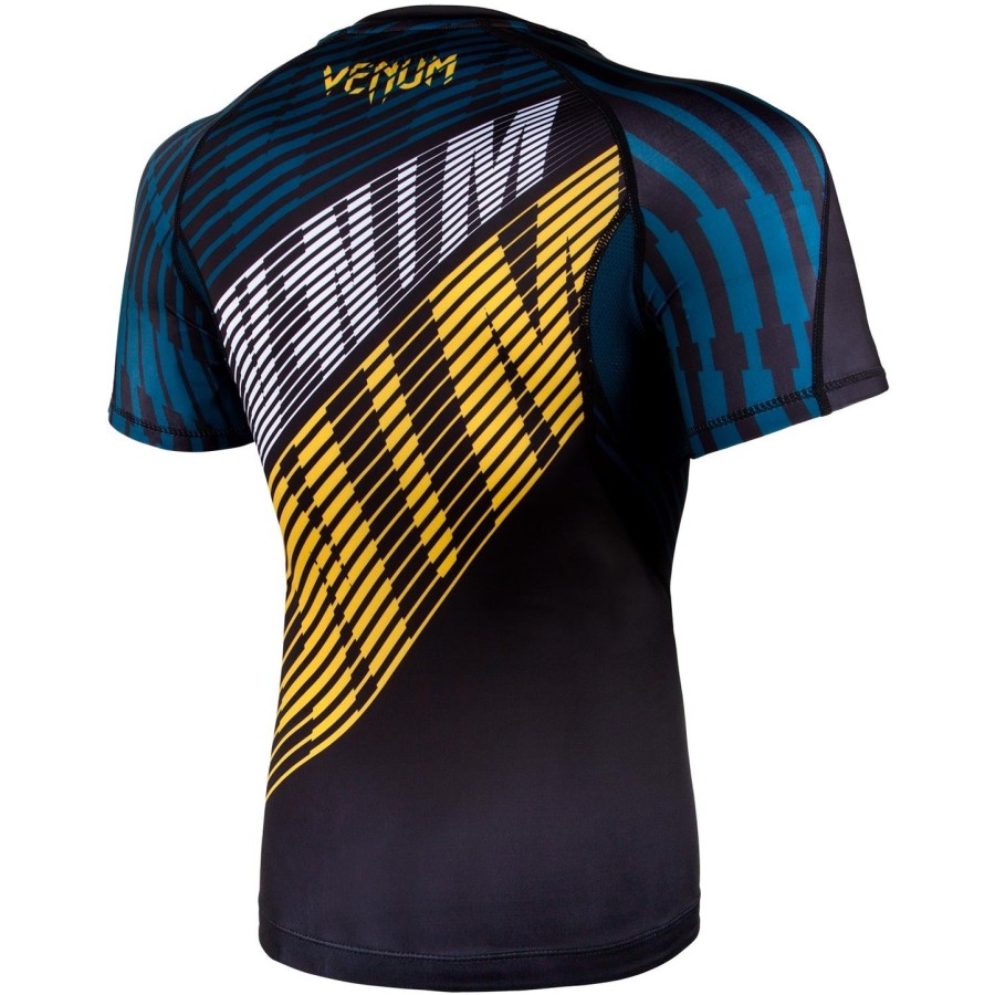 venum plasma rashguard - Κοντά μανίκια - ΜαύροΚίτρινο