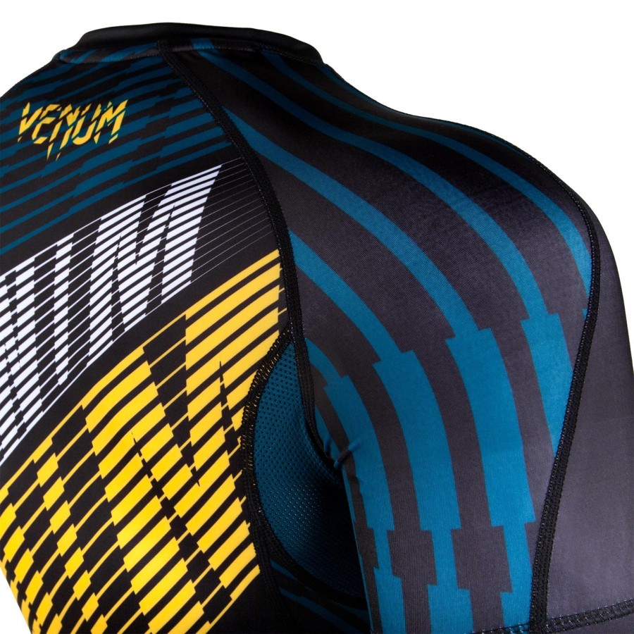 venum plasma rashguard - Κοντά μανίκια - ΜαύροΚίτρινο