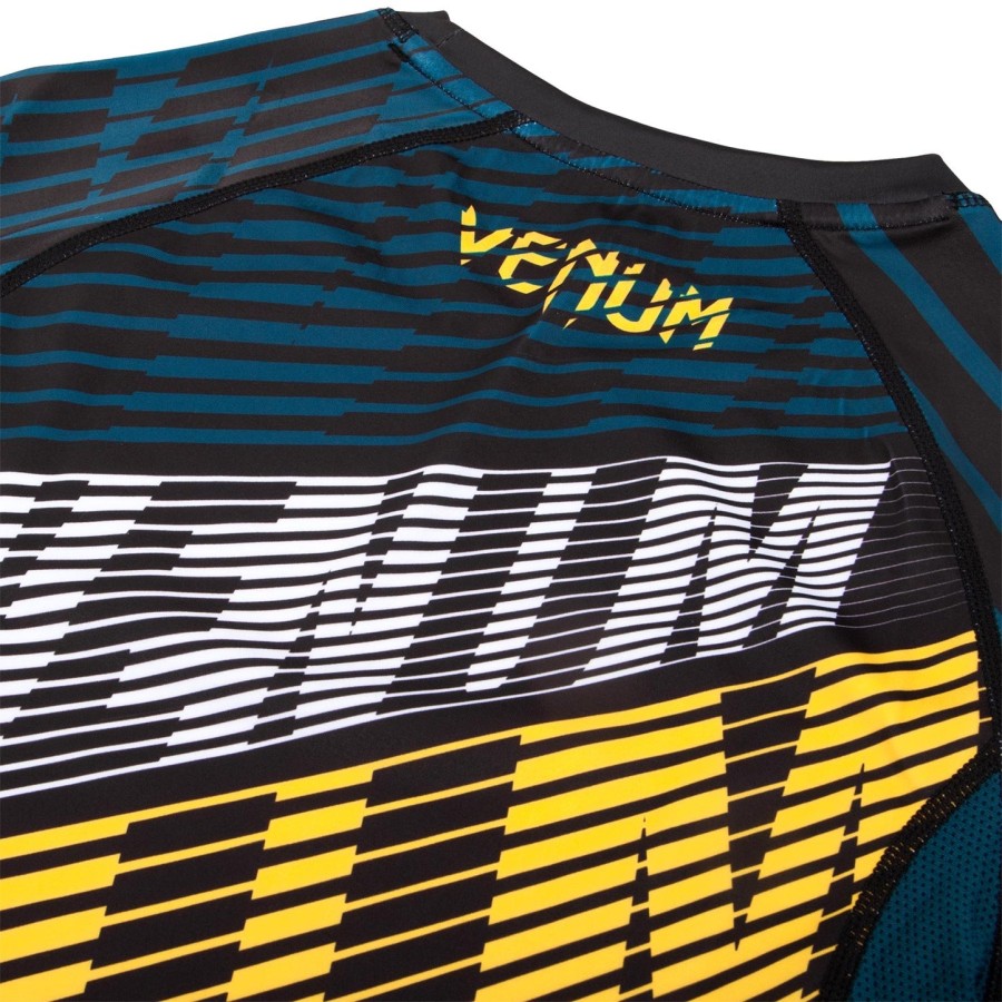 venum plasma rashguard - Κοντά μανίκια - ΜαύροΚίτρινο