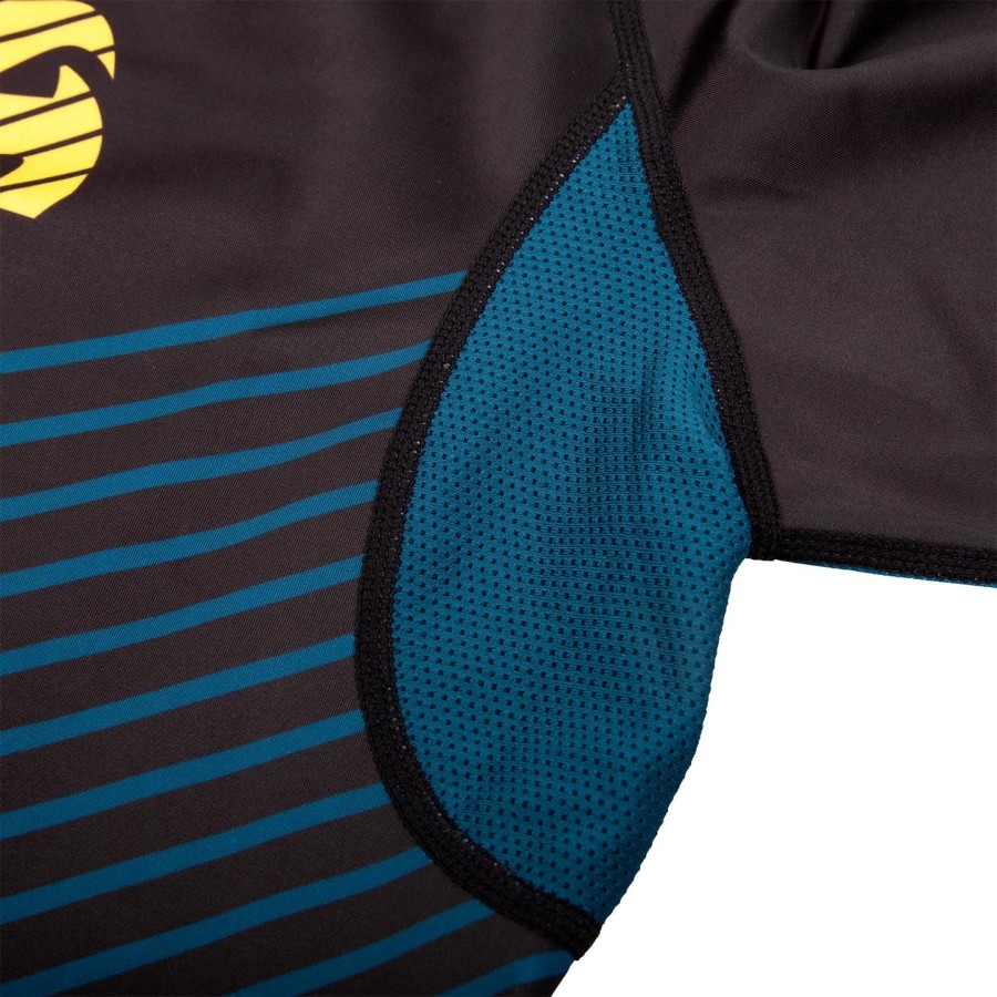 venum plasma rashguard - Κοντά μανίκια - ΜαύροΚίτρινο