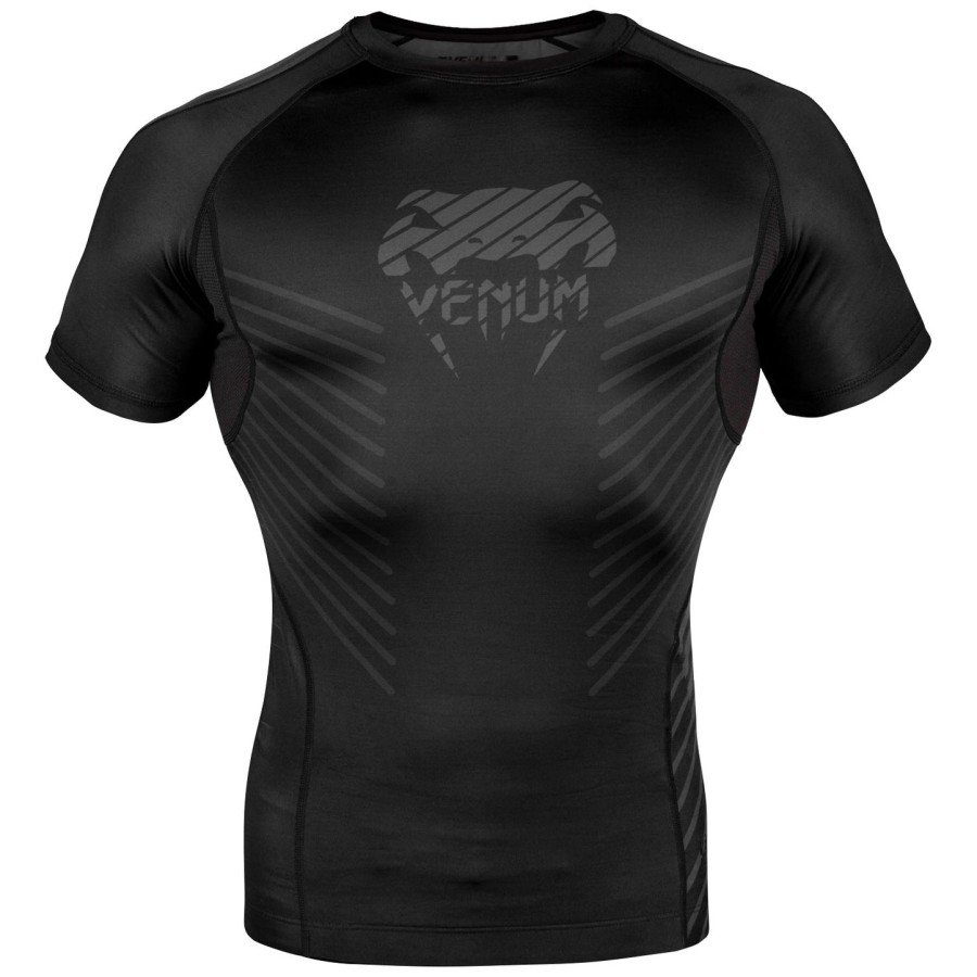 venum plasma rashguard - Κοντά μανίκια - ΜαύροΜαύρο