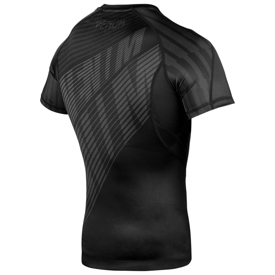 venum plasma rashguard - Κοντά μανίκια - ΜαύροΜαύρο