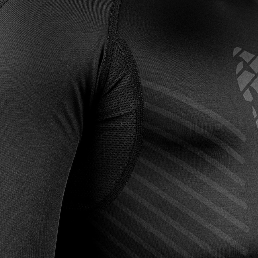 venum plasma rashguard - Κοντά μανίκια - ΜαύροΜαύρο