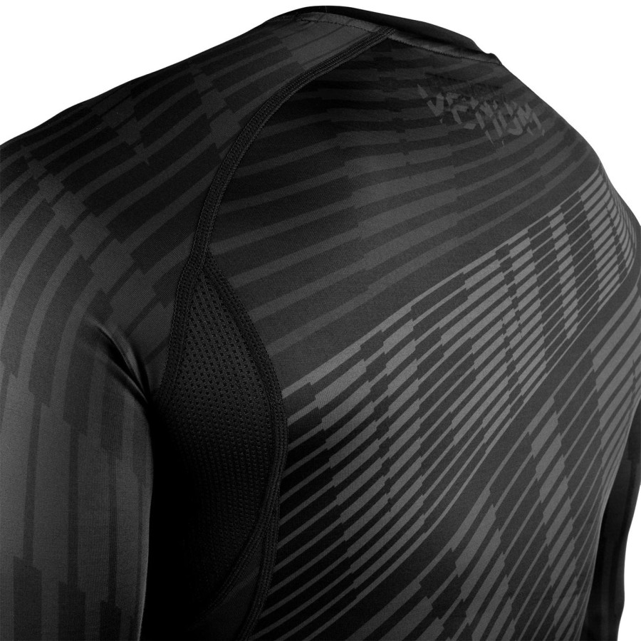 venum plasma rashguard - Κοντά μανίκια - ΜαύροΜαύρο