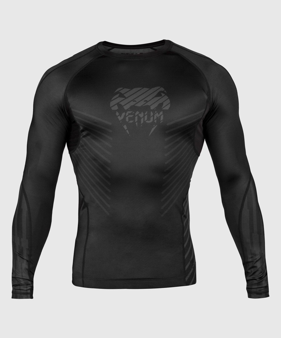 venum plasma rashguard - Μακριά μανίκια - ΜαύροΜαύρο