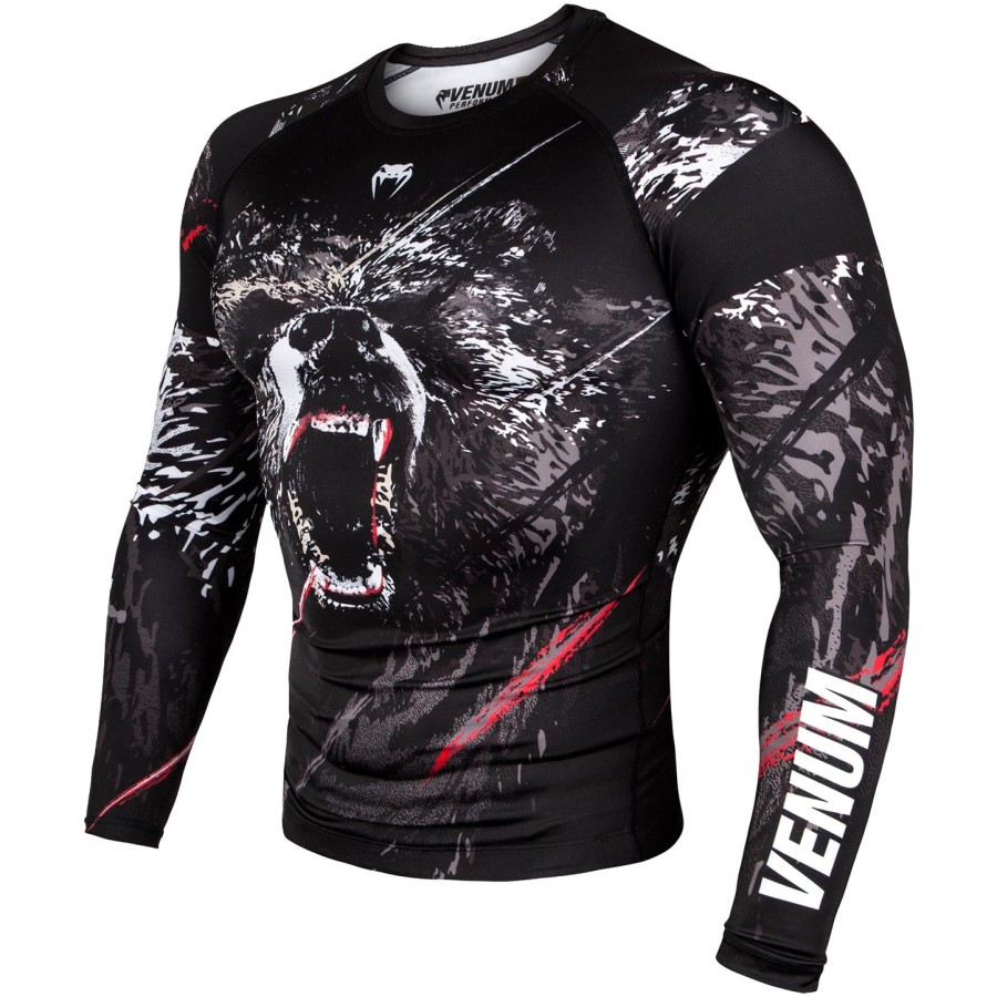 venum grizzli rashguard - Μακριά Μανίκια - ΜαύροΛευκό