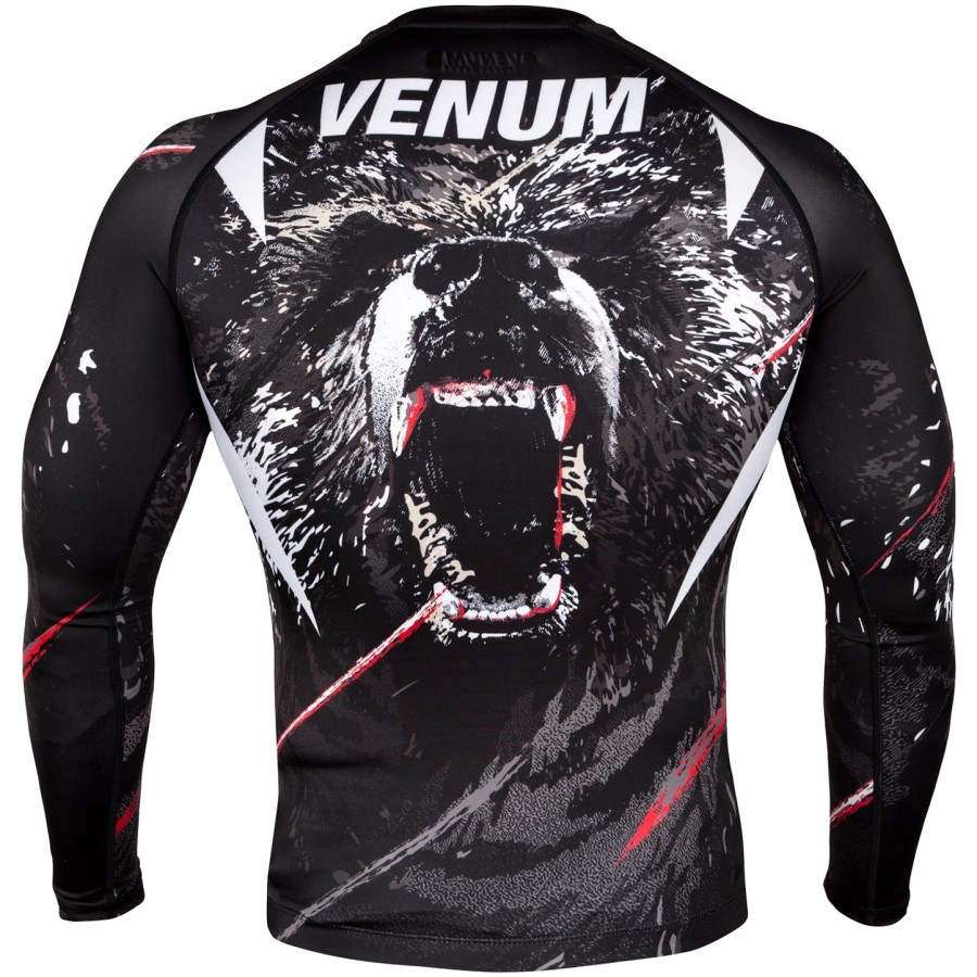 venum grizzli rashguard - Μακριά Μανίκια - ΜαύροΛευκό