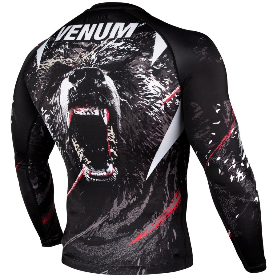 venum grizzli rashguard - Μακριά Μανίκια - ΜαύροΛευκό