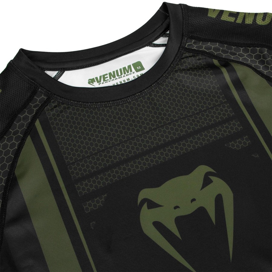 venum technical 2.0 rashguard - Κοντά μανίκια - ΜαύροΧακί - Αποκλειστικό