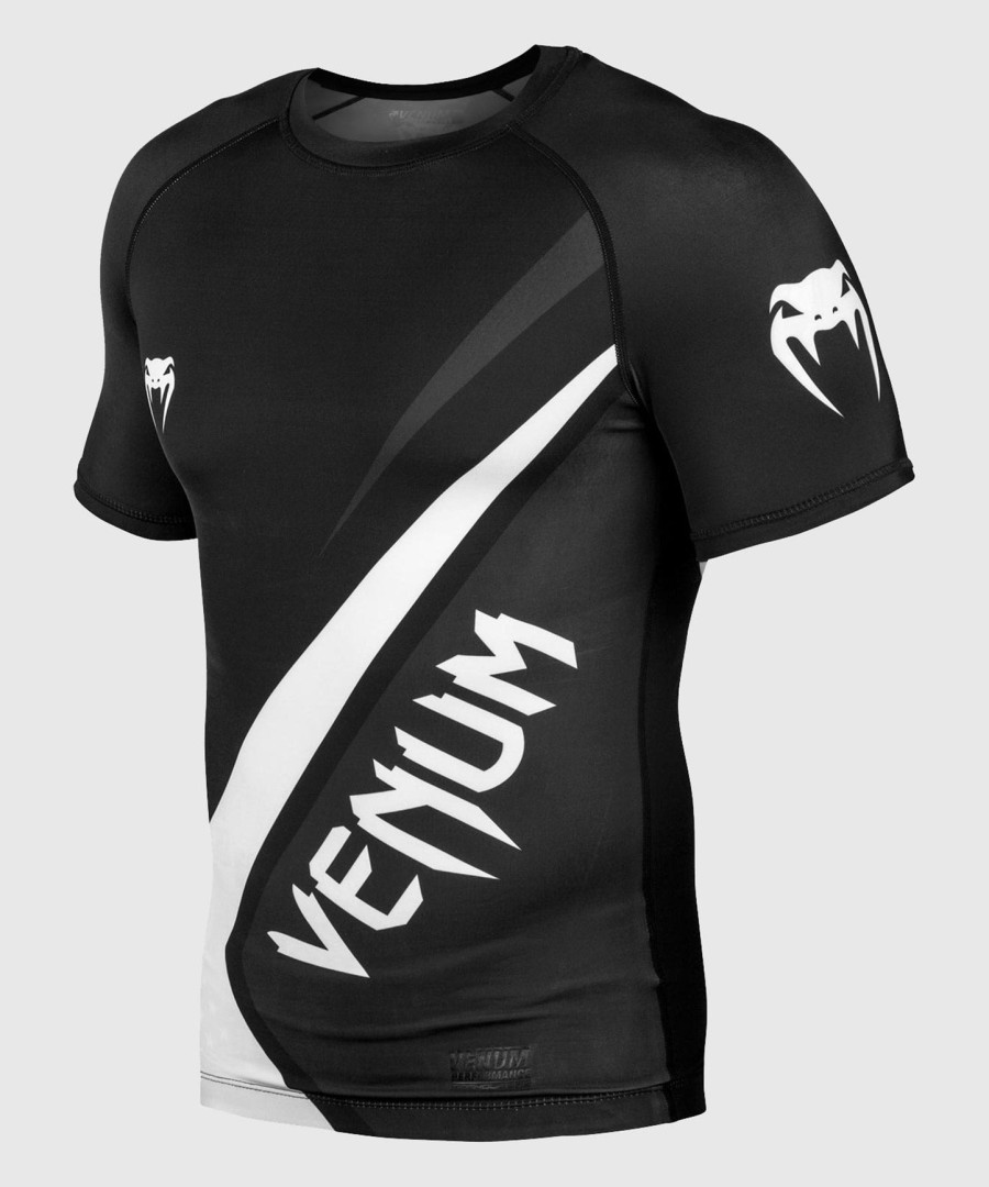 venum contender 4.0 rashguard - Κοντά Μανίκια - ΜαύροΓκρι-Λευκό