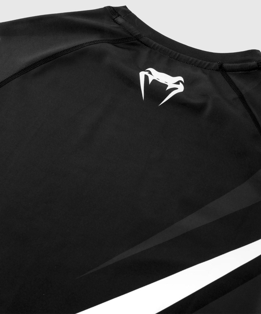 venum contender 4.0 rashguard - Κοντά Μανίκια - ΜαύροΓκρι-Λευκό