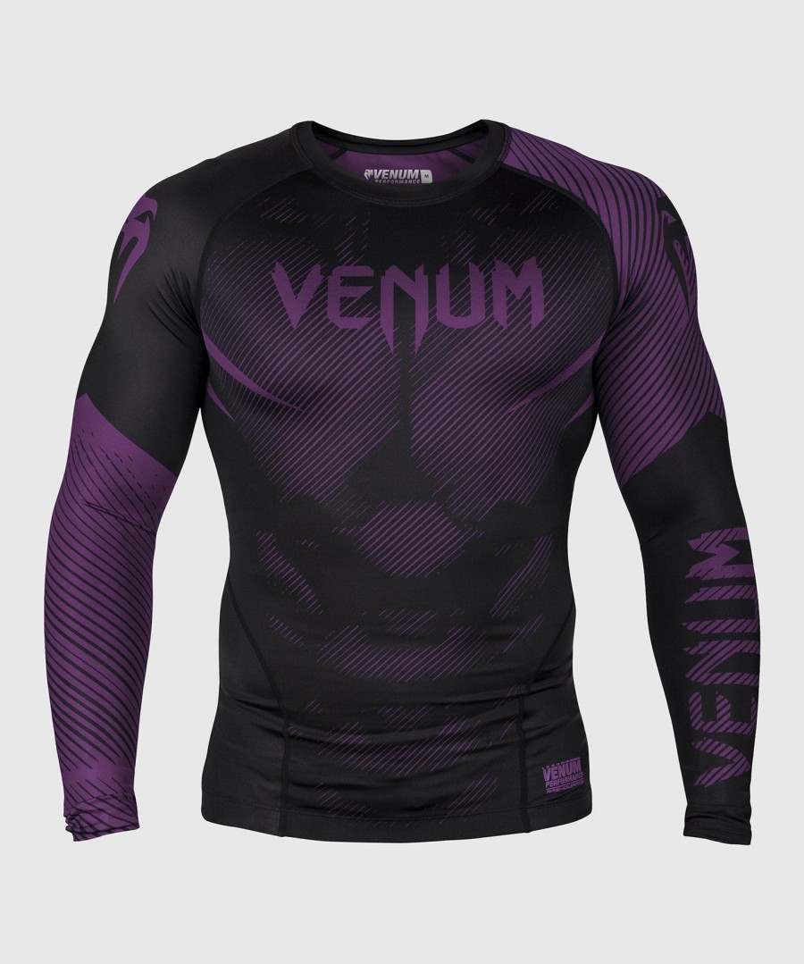 venum nogi 2.0 rashguard - Μακριά μανίκια - ΜαύροΜωβ