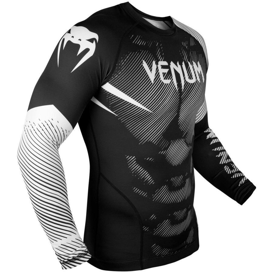venum nogi 2.0 rashguard - Μακριά μανίκια - ΜαύροΛευκό