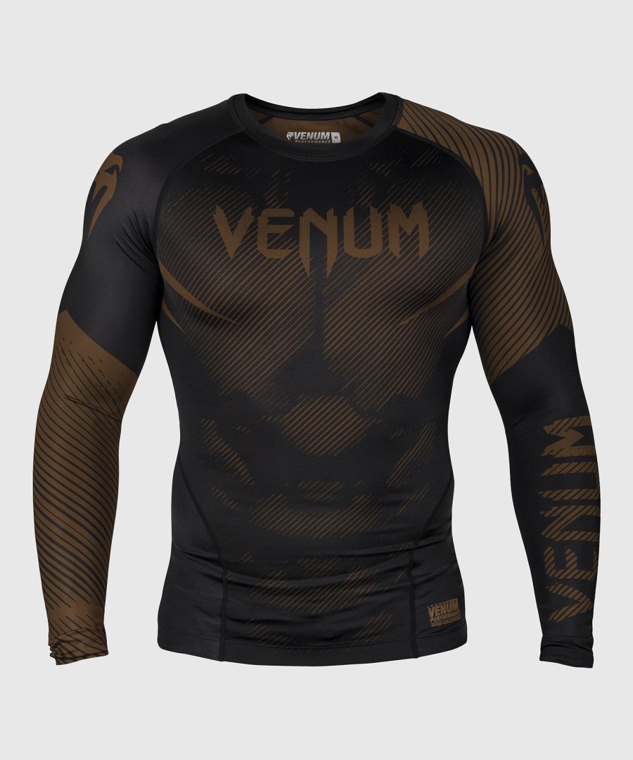 venum nogi 2.0 rashguard - Μακριά μανίκια - ΜαύροΚαφέ