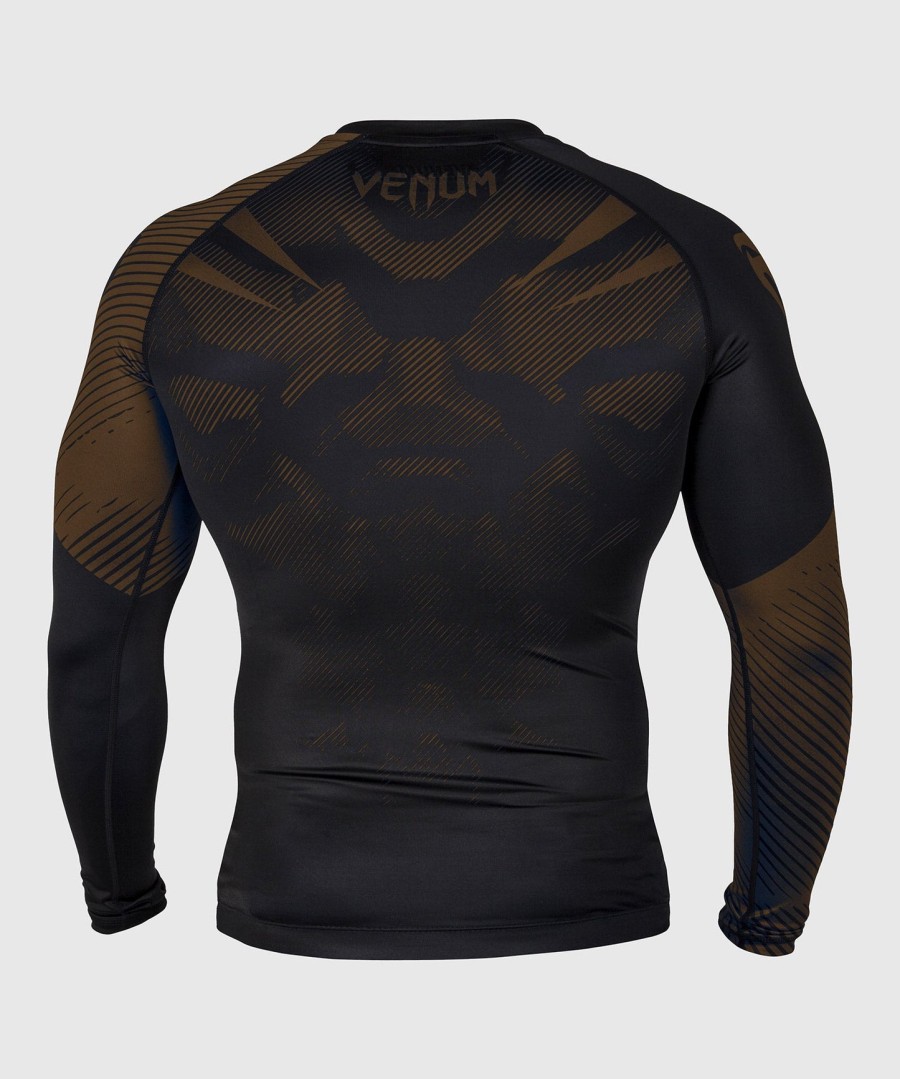 venum nogi 2.0 rashguard - Μακριά μανίκια - ΜαύροΚαφέ