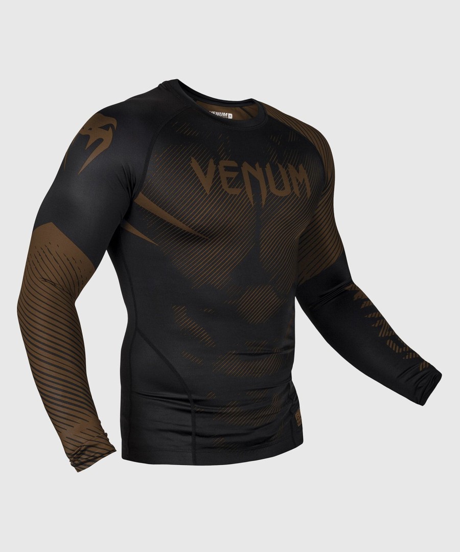 venum nogi 2.0 rashguard - Μακριά μανίκια - ΜαύροΚαφέ