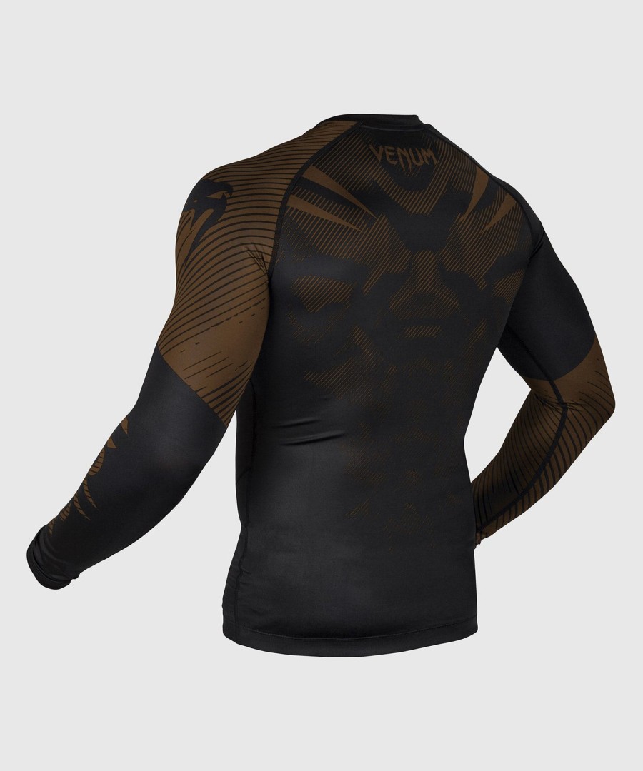 venum nogi 2.0 rashguard - Μακριά μανίκια - ΜαύροΚαφέ