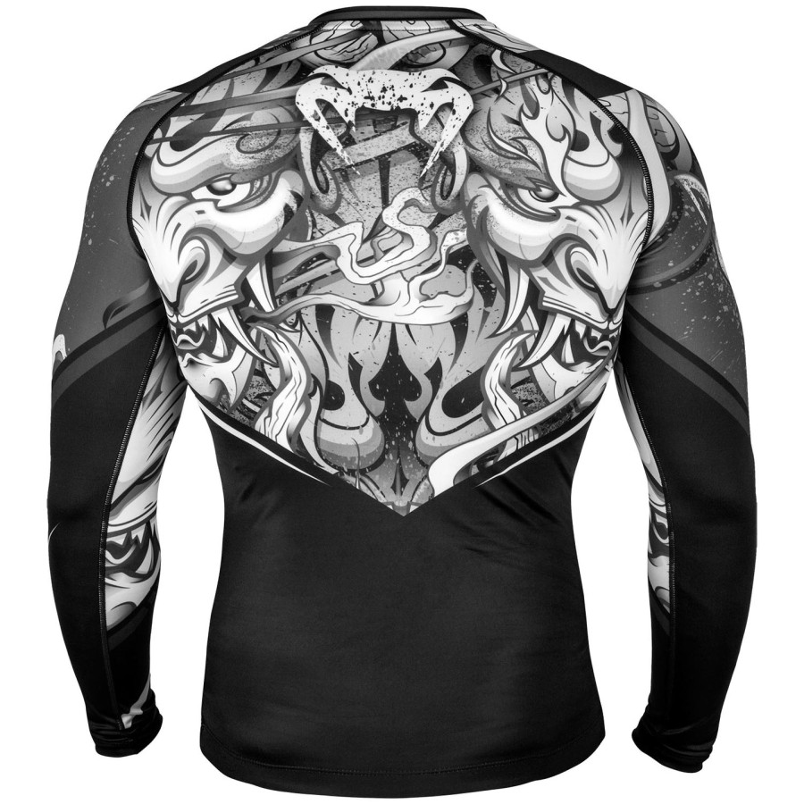 venum devil rashguard - Μακριά Μανίκια - ΛευκόΜαύρο