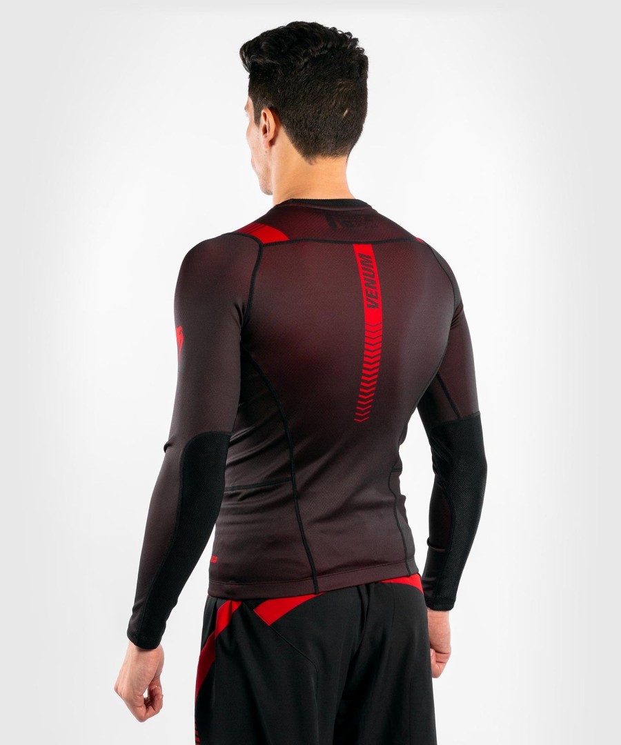 venum nogi 3.0 rashguard - Μακριά μανίκια - ΜαύροΚόκκινο