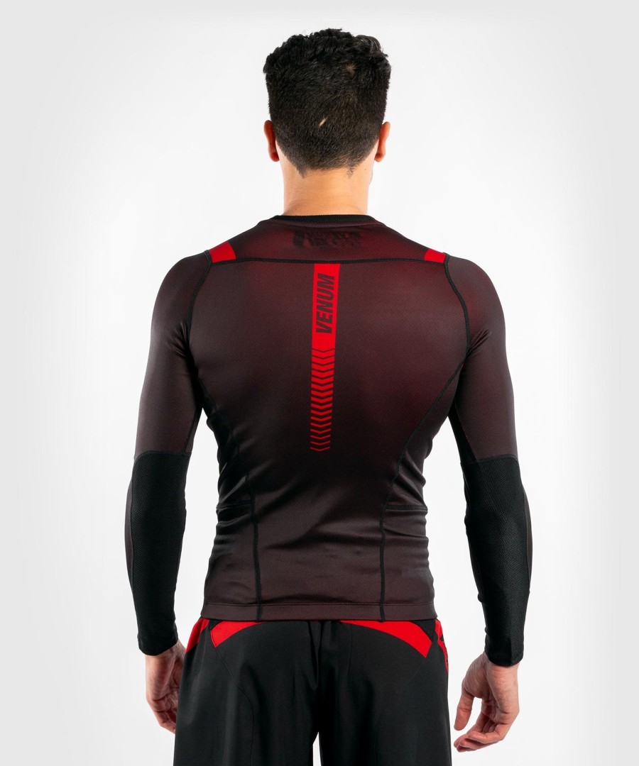 venum nogi 3.0 rashguard - Μακριά μανίκια - ΜαύροΚόκκινο