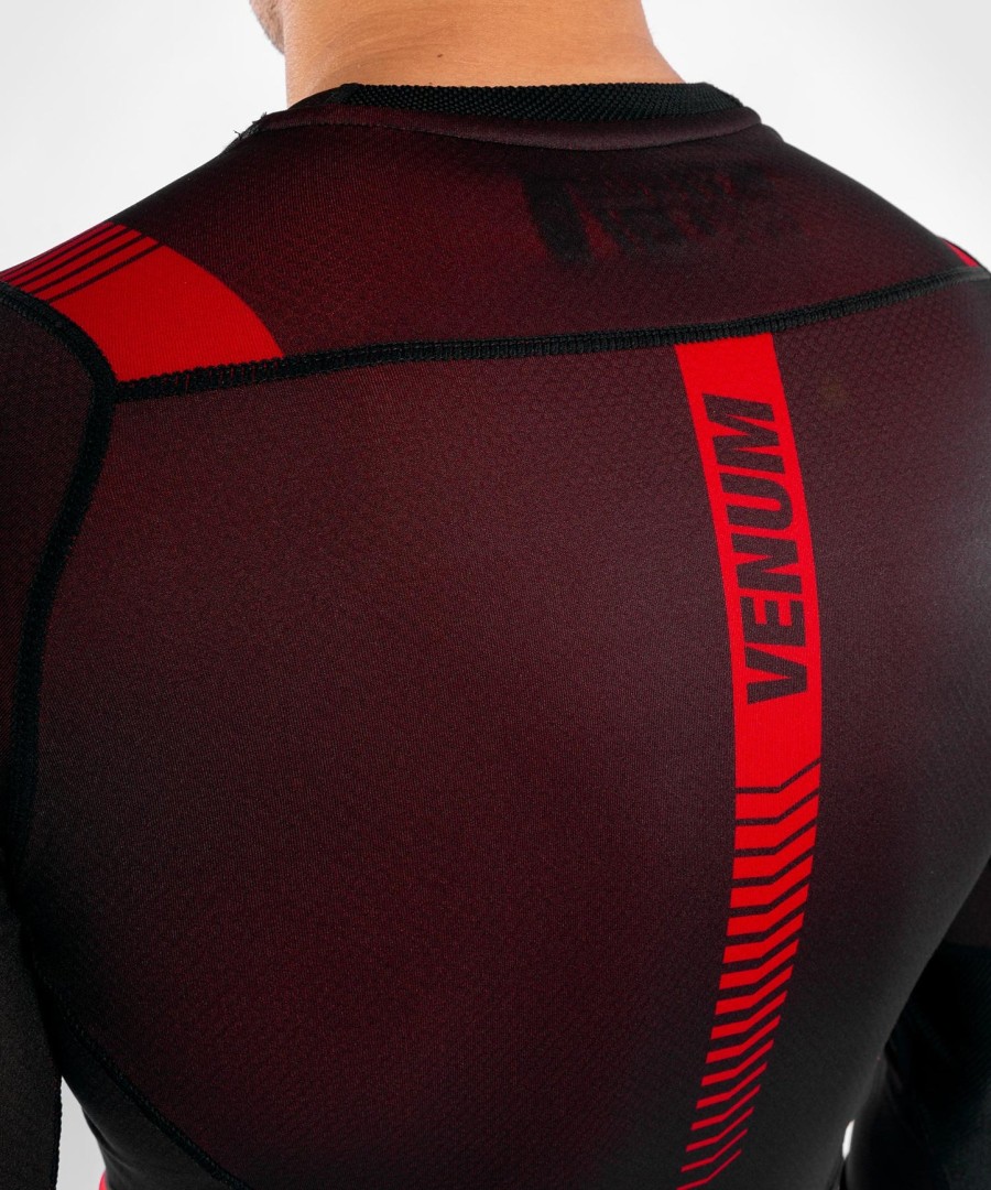 venum nogi 3.0 rashguard - Μακριά μανίκια - ΜαύροΚόκκινο