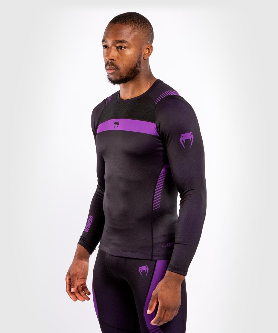 venum nogi 3.0 rashguard - Μακριά μανίκια - ΜαύροΜωβ